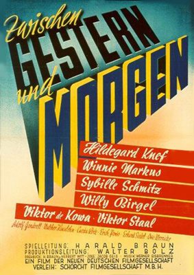 Zwischen gestern und morgen (Poster)