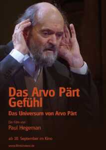 Das Arvo Pärt Gefühl (Poster)