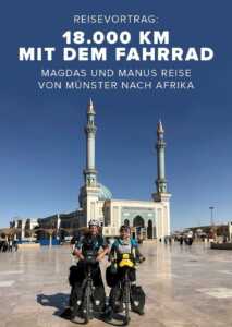18.000 km mit dem Fahrrad (Poster)